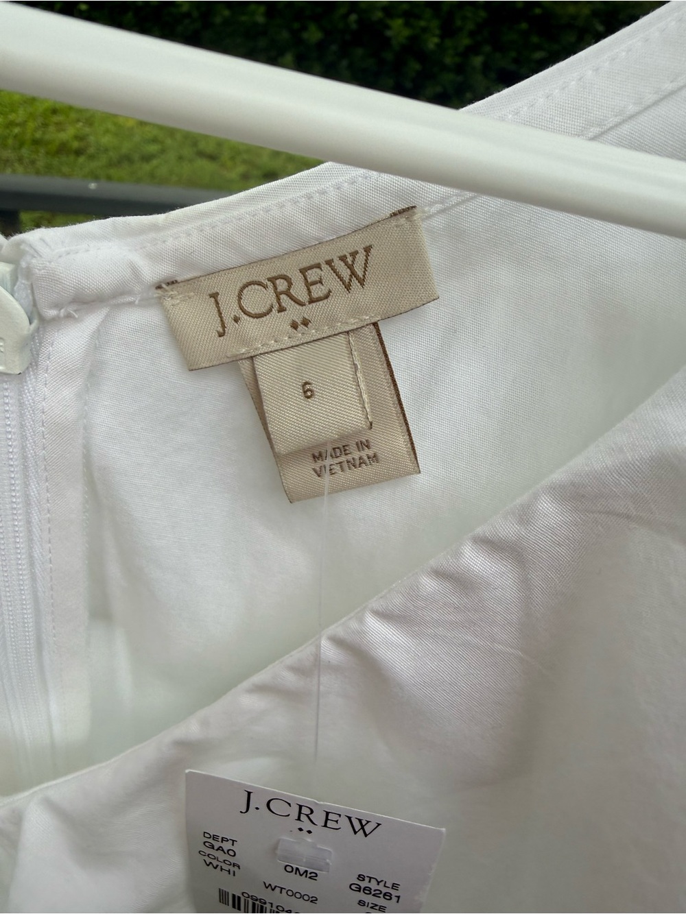 J. Crew White Sleeveless Ruffle V-Neck Tank - Picture 4 of 7